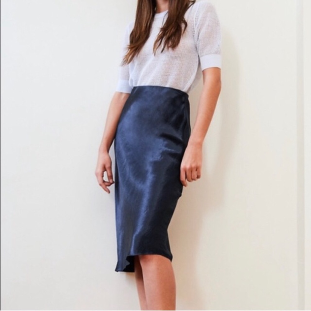 Babaton midi slip skirt Total eclipse 00